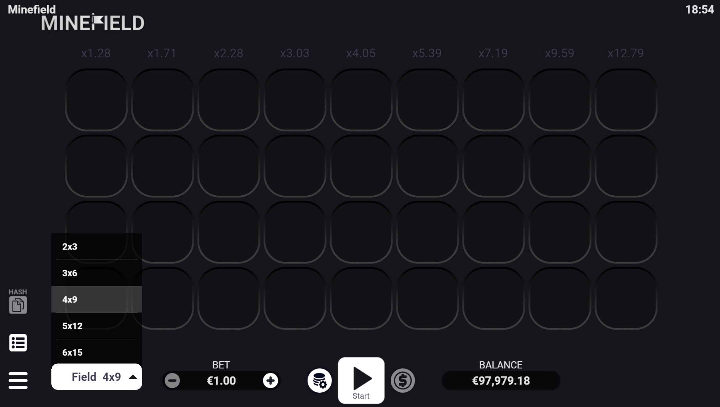 Mine Field Spelinterface