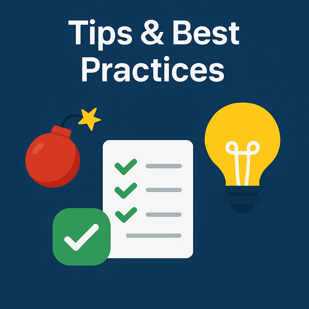 Tips & Best Practices