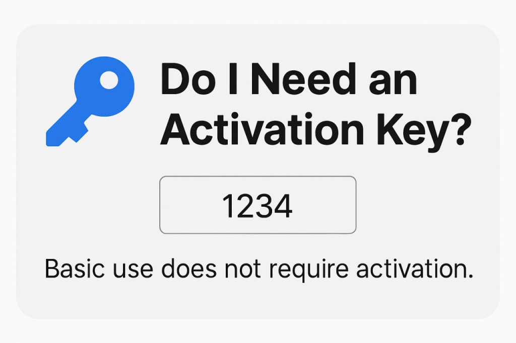 Do I Need an Activation Key