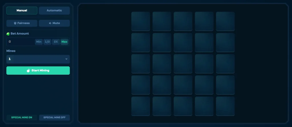 rollbet mines game preview